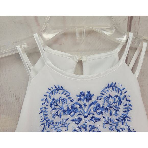 Speechless Kids Size 14 Sleeveless White Long Dress/Gown - Picture 3 of 11